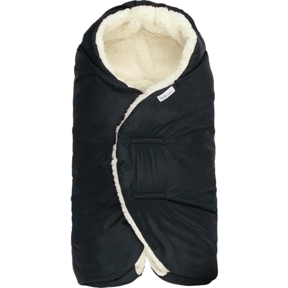 7AM Enfant Nido Cloud Heavyweight Infant Wrap, Black Cloud